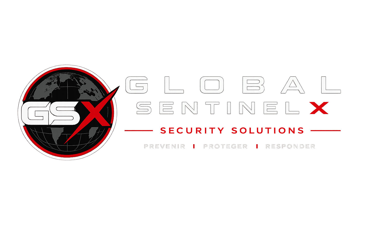 logo de seguridad global sentinel x