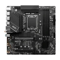 TARJETA MADRE MSI PRO B760M-A WIFI LGA1700 MICRO-ATX DDR5 NEGRO